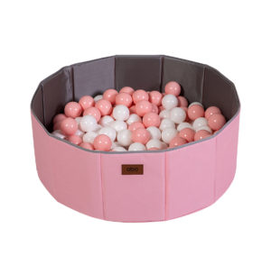 Αναδιπλούμενη Πισίνα Με 200 Μπάλες Abo Pink Grey 3160-410