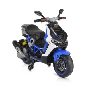 Παιδικό Ηλεκτροκίνητο Μηχανάκι Scooter 12V Moni Rimini V6RR Blue 3801005000944