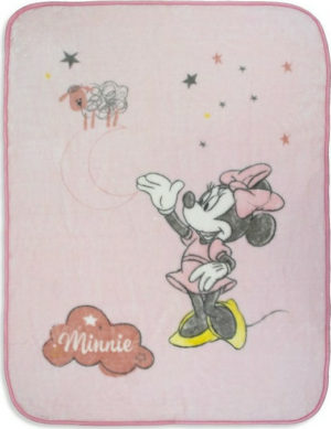 Interbaby Disney Κουβέρτα Αγκαλιάς 110x140εκ. Rachel Counting Sheep Minnie