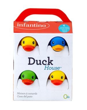 Παιχνίδι μπάνιου πολύχρωμα παπάκια Duck House Infantino B-316355-01