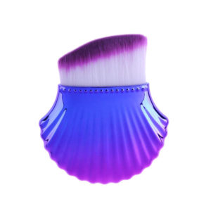 Πολυχρηστικό Πινέλο σε Σχήμα Κοχυλιού Λοξό Μπλε/Μοβ