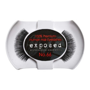 Exposed 100% Premium Human Hair Eyelashes (10329) Style 66