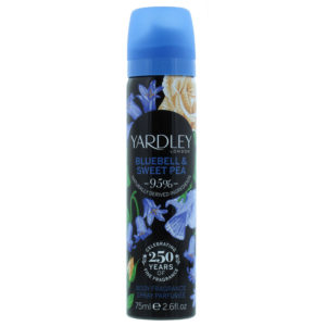 Yardley Body Spray 75ml Bluebell & Sweetpea