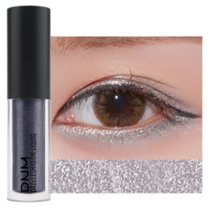 DNM Υγρή Σκιά Ματιών με Glitter 4.6g #8-Mysterious Black