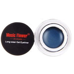 MUSIC FLOWER Χρωματιστό Eyeliner Gel σε Βαζάκι με Πινέλο Εφαρμογής 30g 3#-Μπλε
