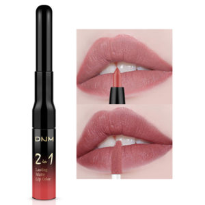 DNM 2 σε 1 Lip Gloss και Κραγιόν/Μολύβι για Περίγραμμα 0.2g +5g #12-Caramel