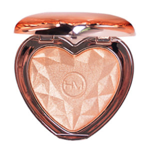 Highlighter Σχήμα Καρδιάς με Καθρεφτάκι (Beauty 12670) 4#-Gold