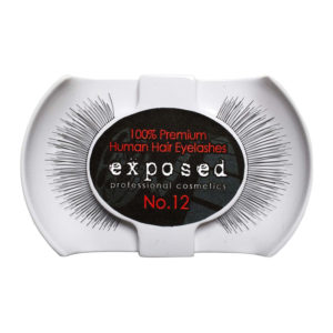 Exposed 100% Premium Human Hair Eyelashes (10329) Style 12