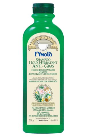 L`Ymolà Shampoo Doux Hydratant Anti-Gras - Σαμπουάν για Λιπαρά Μαλλιά 500ml
