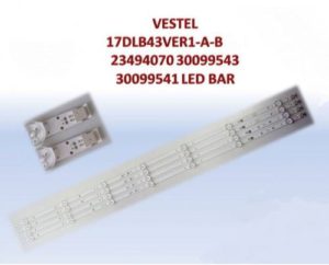 VESTEL 43 SET LED BAR 17DLB43VLXR1