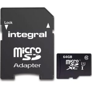 Micro SD memory card 64GB HIGH SPEED - HIGH PERFORMANCE με δώρο Adaptor SD