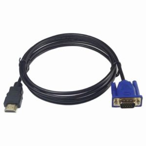 Αντάπτορας 1,80M HDMI Male To VGA With Audio HD Video Cable Converter Adapter 1080P For PC - 1.8 M HDMI Cable HDMI To VGA 1080P HD With Audio Adapter Cable HDMI TO VGA Cable