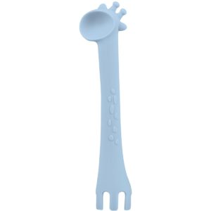 Kikka Boo Κουτάλι σιλικόνης Giraffe Blue (31302040082)