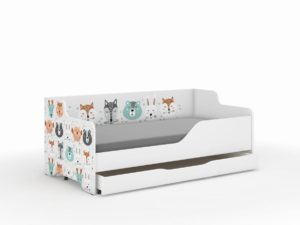 Παιδικός Καναπές Κρεβάτι Lilu 2 σε 1 160 x 80 cm με Συρτάρι + Δώρο Στρώμα - Complete Animal