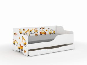 Παιδικός Καναπές Κρεβάτι Lilu 2 σε 1 160 x 80 cm με Συρτάρι + Δώρο Στρώμα - Complete Construction