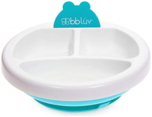 Bbluv Plato Θερμαινόμενο Παιδικό Πιάτο 3 Χωρίσματα Aqua B0107-B