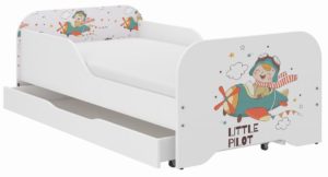 Παιδικό Κρεβάτι Miki 160 x 80 cm με Συρτάρι + Δώρο Στρώμα - Pilot