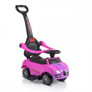 Moni Rider 208 Περπατούρα Ride On Αυτοκινητάκι με Χειρολαβή Ροζ για 12+ Μηνών 3800146230869
