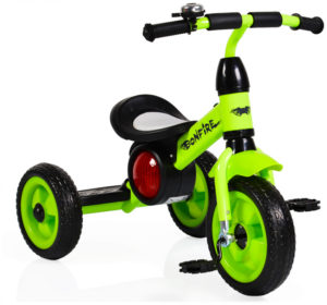 Cangaroo Bonfire - Τρίκυκλο Παιδικό Ποδήλατο με Φως και Μουσική 3 - 7 ετών - Green (3800146241902)