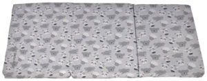 Bebestars Αναδιπλούμενο στρώμα για παρκοκρέβατο/κούνια 120x60x05cm 752-188 Panda Grey