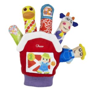Chicco Farmyard Finger Puppet από Ύφασμα για 3+ Μηνών