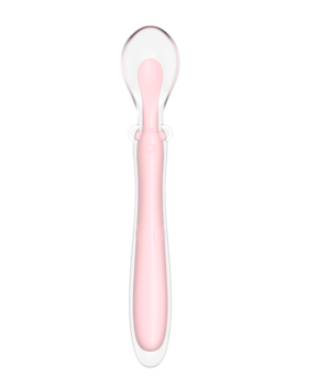 Kikka Boo Flexible Εκπαιδευτικό Κουτάλι Σιλικόνης - Pink (31302040067)