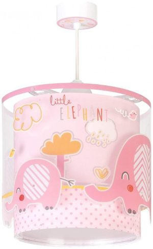 Φωτιστικό Οροφής Για Παιδικό Δωμάτιο Dalber - Elephant Pink (61332S)