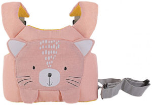 Kikka Boo Cat Walking harness Βοήθημα Στήριξης για τα Πρώτα Βήματα του Μωρού Pink 31108010035