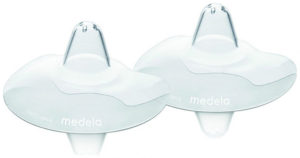 Medela 24 mm Contact Nipple Shields Ψευδοθηλές Σιλικόνης με Θήκη 200.1631 (L)