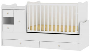 Lorelli Mini Max Πολυμορφικό Παιδικό Κρεβάτι Κούνια - White 10150500024A