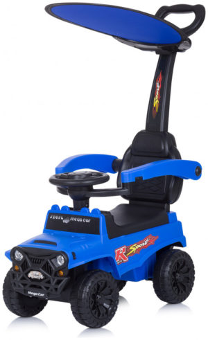 Chipolino Safari Παιδικό Αυτοκινητάκι με Λαβή Γονέα 3+ ετών Blue ROCSAF02105BL