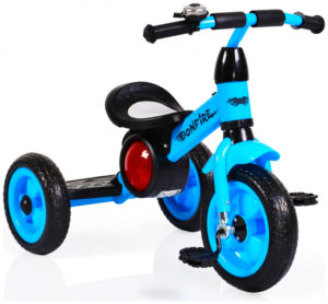 Cangaroo Bonfire - Τρίκυκλο Παιδικό Ποδήλατο με Φως και Μουσική 3 - 7 ετών - Blue (3800146241919)