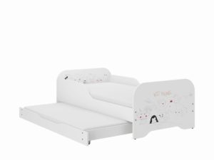 Παιδικό Κρεβάτι Miki 2 in 1 με Συρτάρι & 2η θέση ύπνου 160 x 80 cm + Δώρο 2 Στρώματα - Best Friends