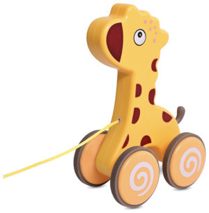 Lorelli Pull-Along Συρόμενο Παιχνίδι Giraffe 10191590004