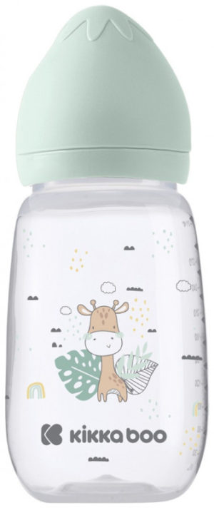 Kikka Boo Πλαστικό Μπιμπερό 310 ml BPA Free 6+ Μηνών Savanna Mint 31302020100