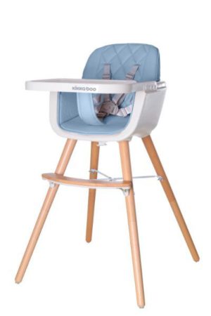 Kikka Boo Woody 2 σε 1 Μετατρεπόμενη Παιδική Καρέκλα Φαγητού - Blue (31004010084)