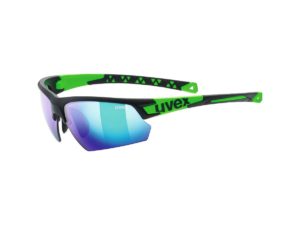 Uvex Γυαλιά Ηλίου - uvex sportstyle 224 - Black Mat/Green - 532007-2716