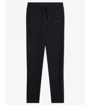 Fred Perry Παντελόνι Ανδρικό - Knitted Taped Track Pants T4503-102 Black