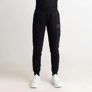 Russell Athletic - Γυναικείο Παντελόνι Φόρμας με Λάστιχο Μαύρο A1127-2-099 - Pant With Studs - Black
