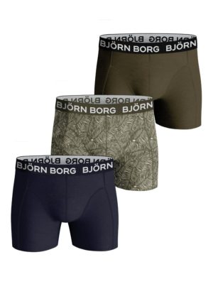 Bjorn Borg Εσώρουχο Ανδρικό 3τεμ. - Core 3p - Green/Print