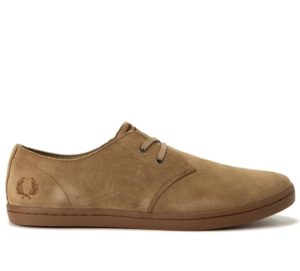 Fred Perry Παπούτσι Ανδρικό - Byron Low Suede - Almond