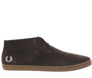 Fred Perry -Μποτάκι Ανδρικό - Fashion SNEAKERS Byron Mid Suede Casual Leather - B7400-325