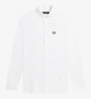 Fred Perry Πουκάμισο Ανδρικό - Oxford Shirt - M4686-100 - White