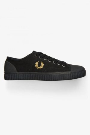 Fred Perry Παπούτσι Ανδρικό Hughes Low - Black / Champagne