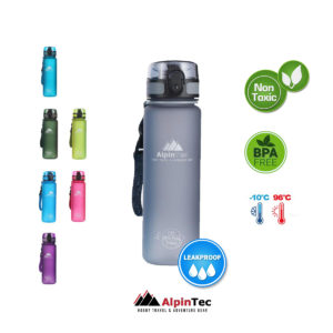 AlpinTec Water Bottle 500ml Grey