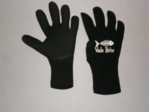 Vade Retro Neoprene Gloves 3mm With Patent Leather Lining