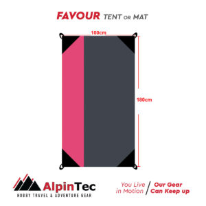 AlpinTec Favour Single Mat Tent 100x180cm