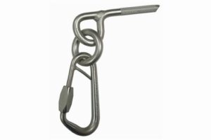 Raumer Stainless Steel Anchor Superstar Ø10x80 Stainless Stee Ring And “Ring Safety 13 Carabiner