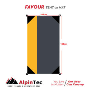 AlpinTec Favour Single Mat Tent 100x180cm