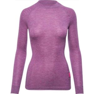 Thermowave Isothermal Merino Warm Active Long Sleeve Shirt Viola Melange Women s
